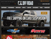 Tablet Screenshot of cjcoffroad.com